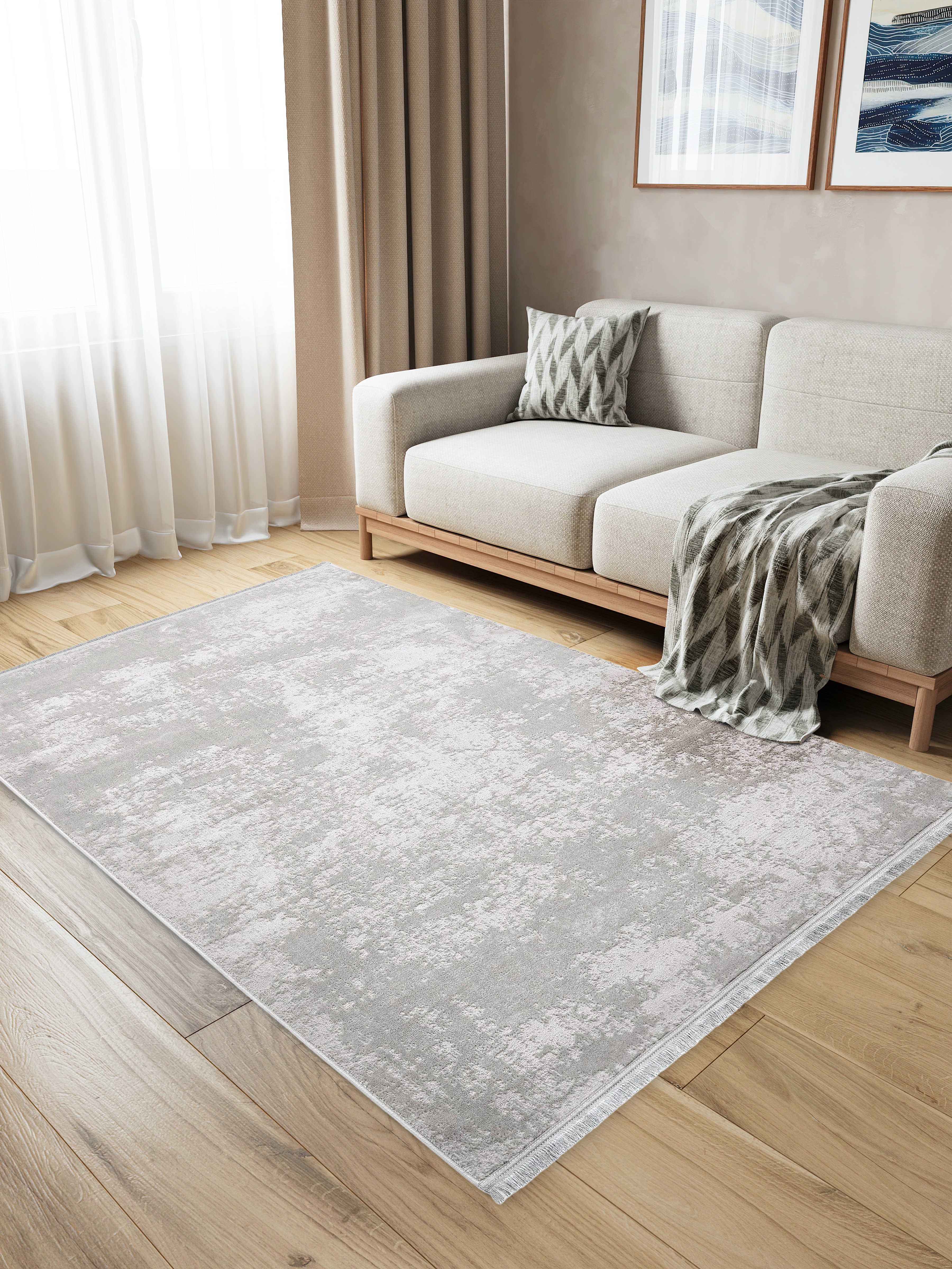 Ковер Амаль (AMAL) 160х230  0902A - GREY / GREY