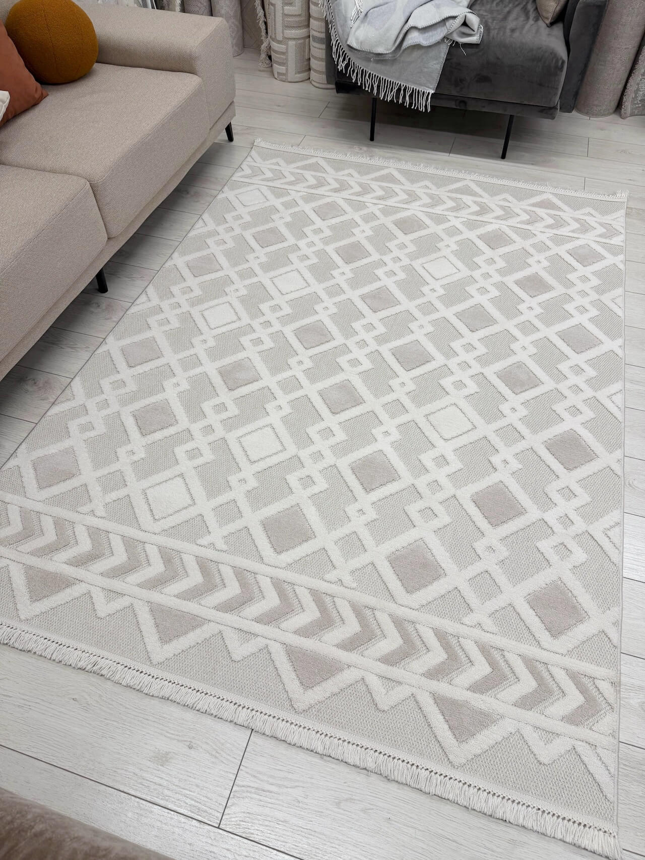 Ковер Поло (POLO) 200х290 EN 256 - CREAM BEIGE
