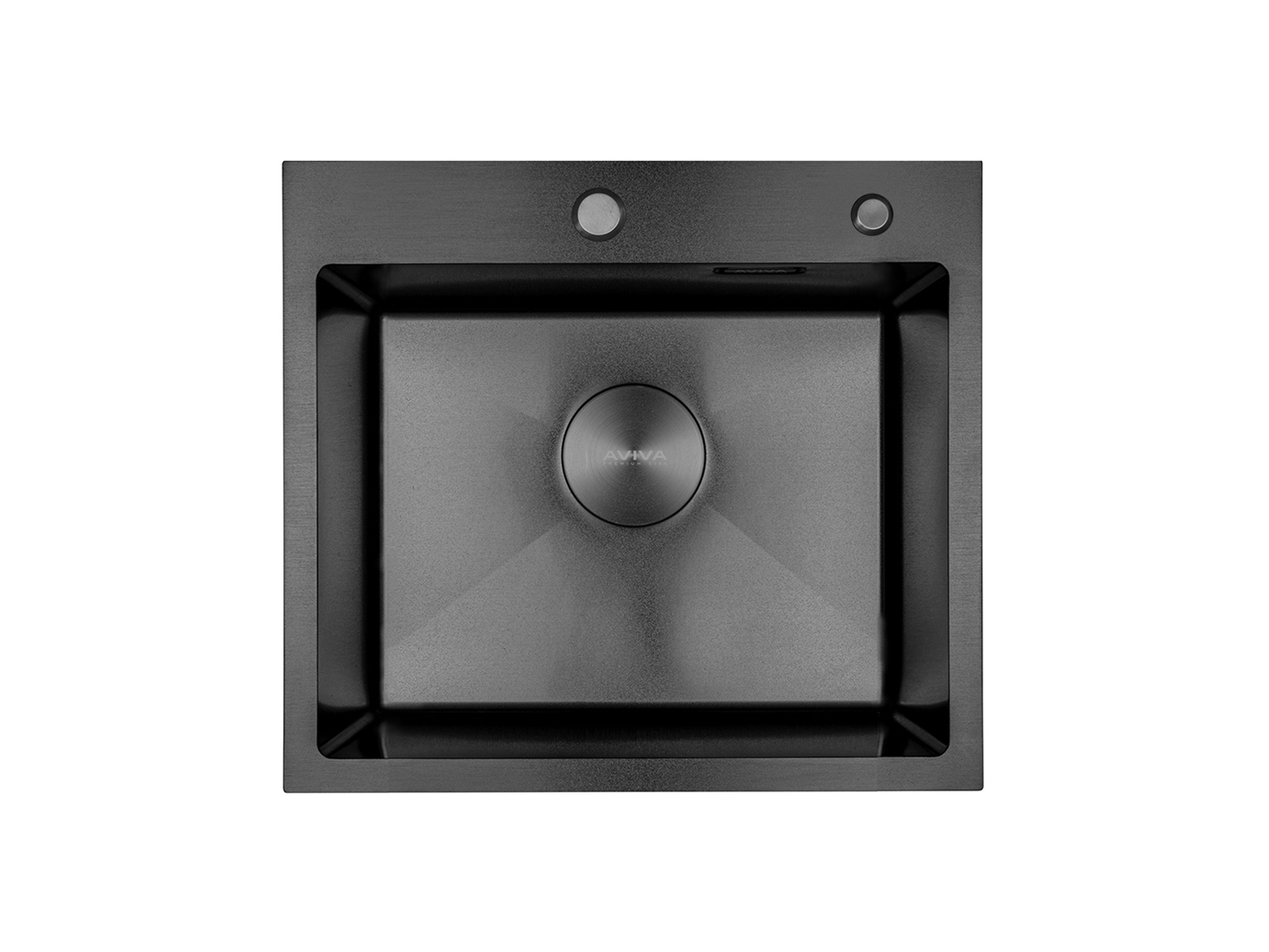 Мойка кухонная  50*45 черная  HOFFGER  Black (Черная)