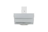 Вытяжка наклонная 600 Белая NS-60W (FR)  3 ребра (стекло, кноп.упр, 600м3