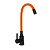 Black&White Смеситель с гибким силик. изгл. оранженый 016092 Gota Rocio DW7105-Z13